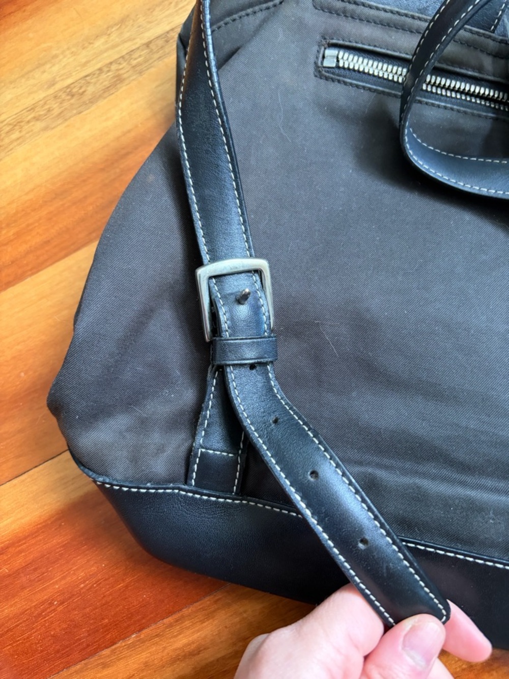 Vintage Coach Black Hamptons Canvas and Leather Backpack (Read Description) - Picture 16 of 16